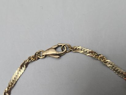 BRACELET en or jaune 750 millièmes à maille...