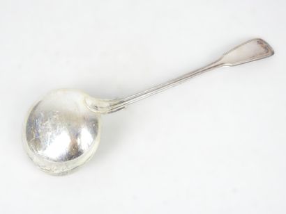 A silver-plated set of cutlery, including...