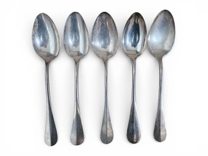 10-piece silver-plated MÉNAGÈRE set including...