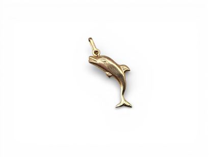 Pendentif dauphin en or jaune 750 millièmes.
Poids...