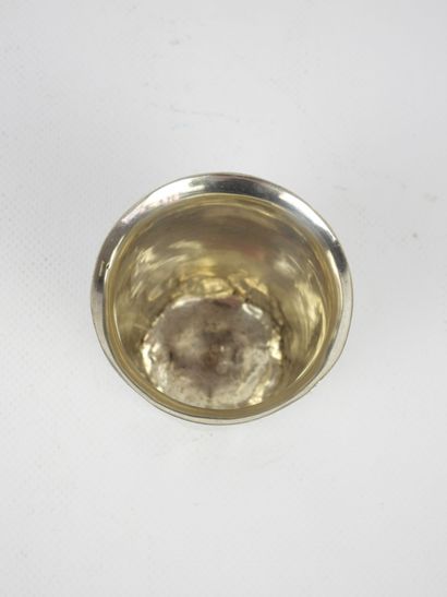 TIMBALE curon en argent 925/1000° gravée...
