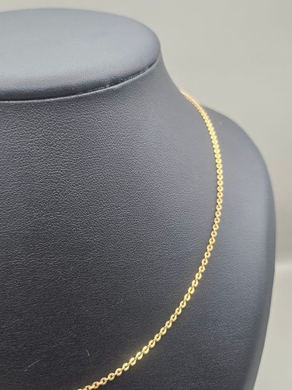 CHAÎNE en or jaune 750 millièmes à maille...
