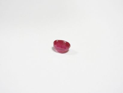 RUBIS sur feuille. 6,78 ct (traité).