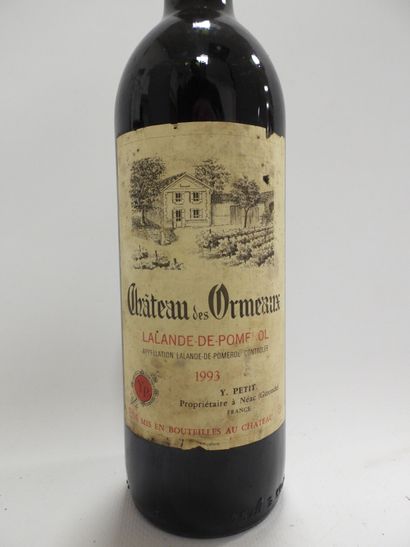 1 bouteille CHATEAU DES ORMEAUX, Lalande...