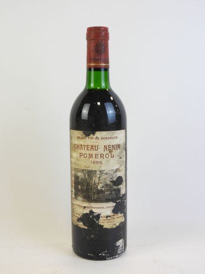 1 bouteille CHATEAU NENIN, Pomerol, 1986....