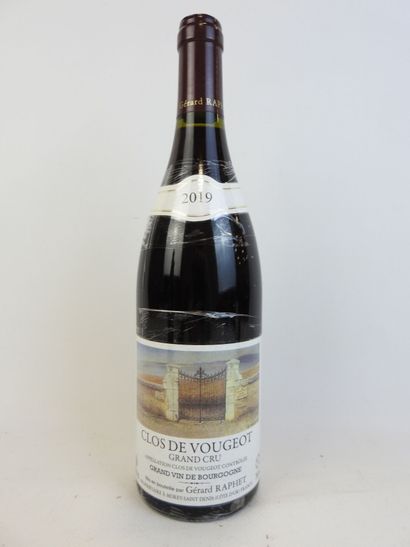 1 bouteille CLOS de VOUGEOT, 2019, Gérard...
