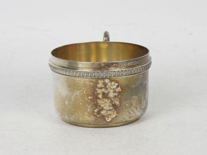 MUG and saucer in 925/1000° silver with MD...
