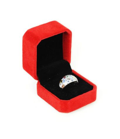Ring in sterling silver 925/1000° with Tanzanite,...