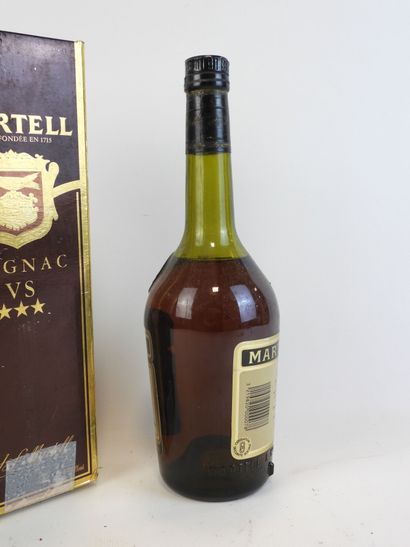 1 bouteille Cognac Martell VS. (niveau bas)....