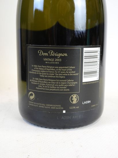 1 bouteille de Champagne DOM PERIGNON vintage...