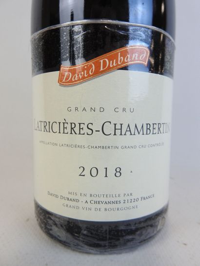 1 bouteille LATRICIERES-CHAMBERTIN, 2018,...