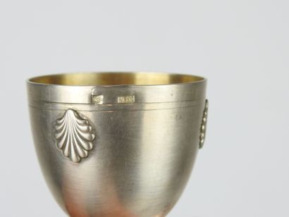 Twelve LARGE silver-plated COUVERTS of the...