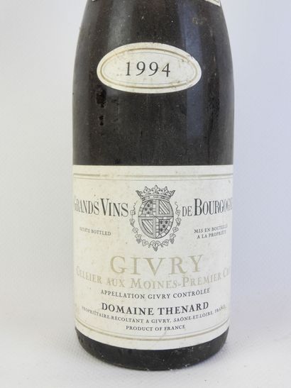 1 bouteille GIVRY, Cellier aux Moines-Premier...