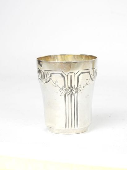 Five TIMBALES in silver 925/1000° Minerve...