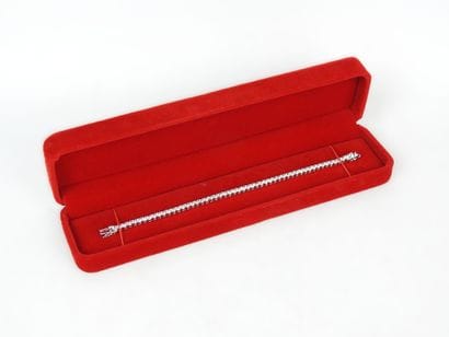 Tennis bracelet in 925/1000° silver with...