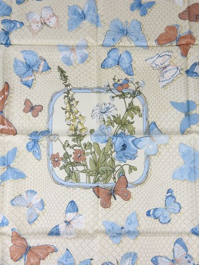 HERMES - Paris. Silk square, Farandole model,...