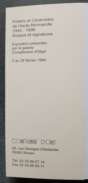 Gisèle BUTHOD-GARCON (born 1954).
Ball vase...