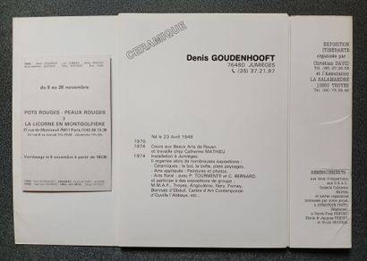 Denis GOUDENHOOFT ( 1948 - 2024).
Large turned...