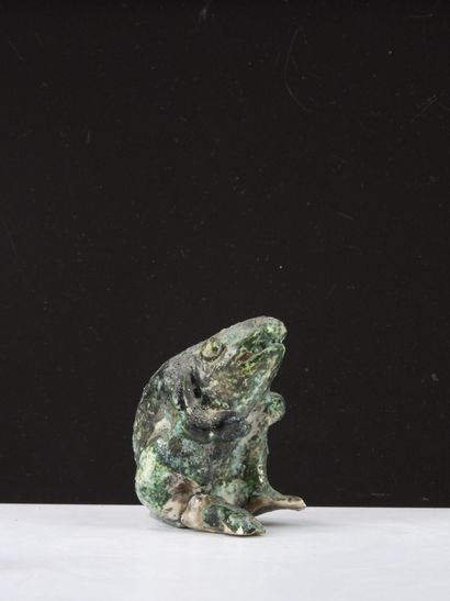 Joanna HAIR (b. 1955).
Two frogs and a toad...
