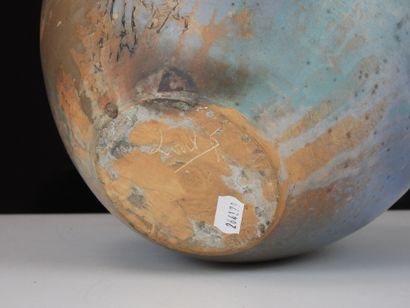 Loul COMBRES (born 1937) 
Turned ball sculpture...