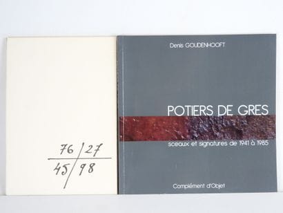 Stoneware potters. Seals and signatures from...