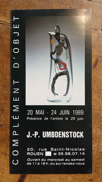 Jean-Pierre UMBDENSTOCK (1950-2011).
Sculpture...