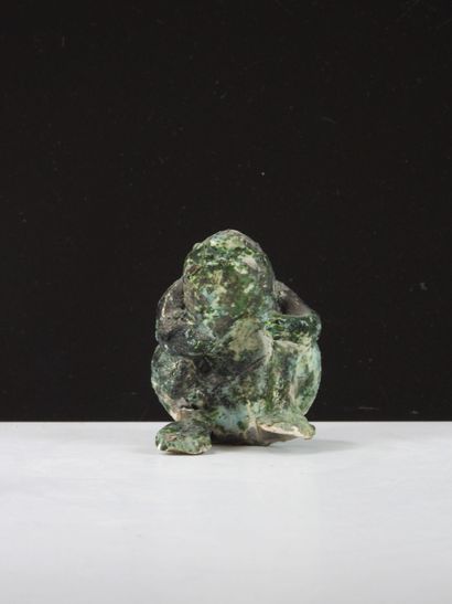 Joanna HAIR (b. 1955).
Two frogs and a toad...