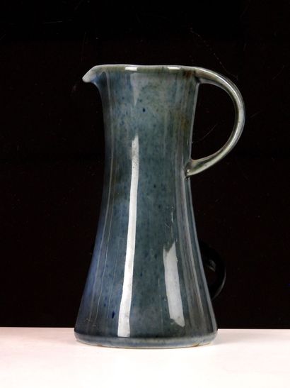 VIREBENT. 
Three blue enameled porcelain...