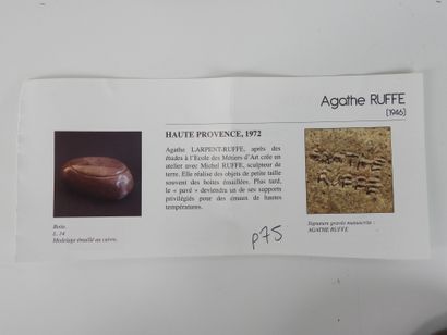 Agathe LARPENT-RUFFE (1946-2024) - Haute...