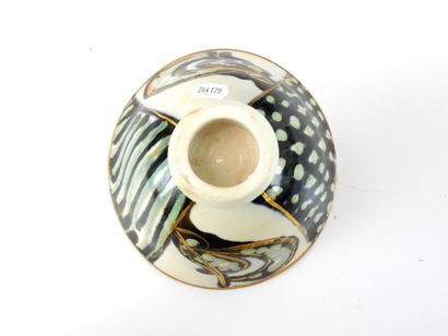 Agnès COUPEY (born 1959).
Turned flared porcelain...