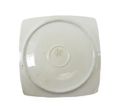 VIREBENT. - Lot
Reunion of six large porcelain...