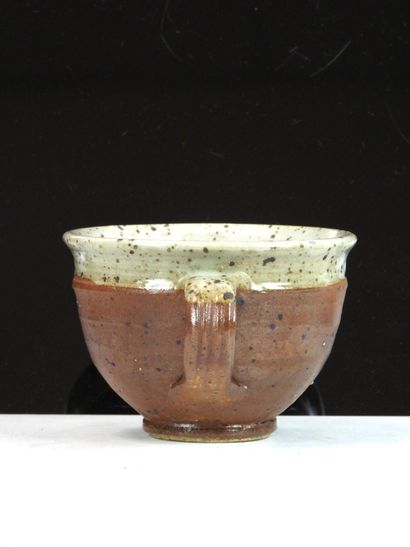 Pierre DIGAN (1941-2016)
Set of two stoneware...