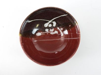 François DUDOUIT (20th).
Oxblood glazed ceramic...