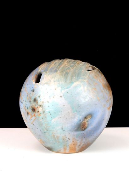 Loul COMBRES (born 1937) 
Turned ball sculpture...
