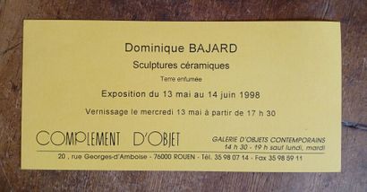 Dominique BAJARD (born 1953).
Quadripod sculpture...