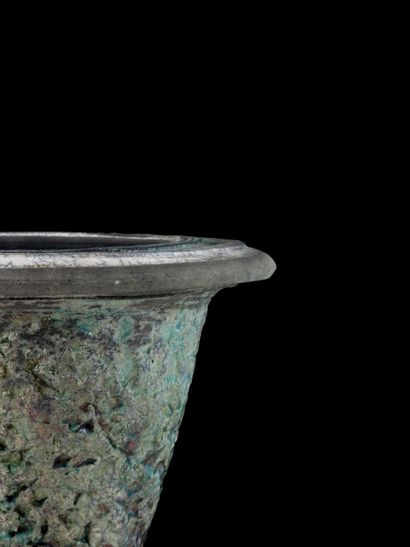Agnès HIS (b. 1954, France).
Large horn vase...