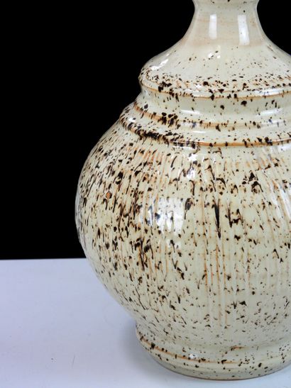 Franck ROUSSEAUX (1950-2010)
Turned lamp...