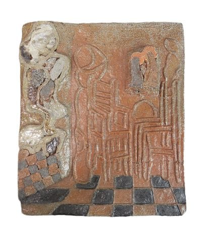 Claude GAGET (b. 1948) - La Borne (18).
Enameled...