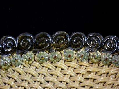 PARISI - Vallauris.
Large yellow, green and...