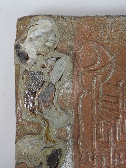 Claude GAGET (b. 1948) - La Borne (18).
Enameled...