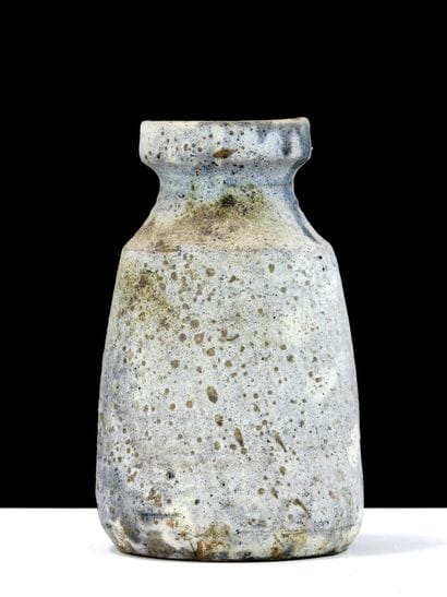 Michel WOHLFAHRT (1949).
Grey stoneware vase.
Signed.
H:...