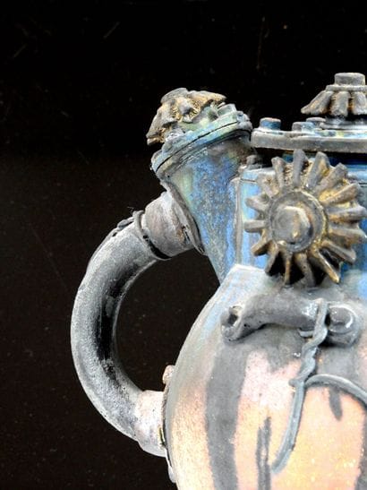 Jean FONTAINE (born 1952)
Teapot in blue,...