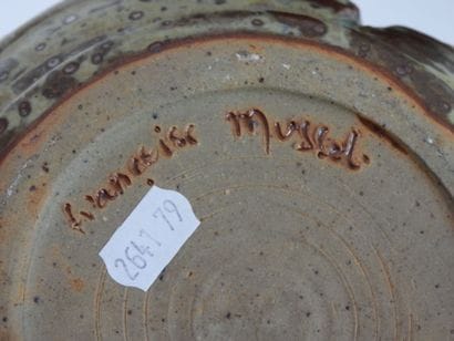Françoise MUSSEL (born 1943): 
Large stoneware...
