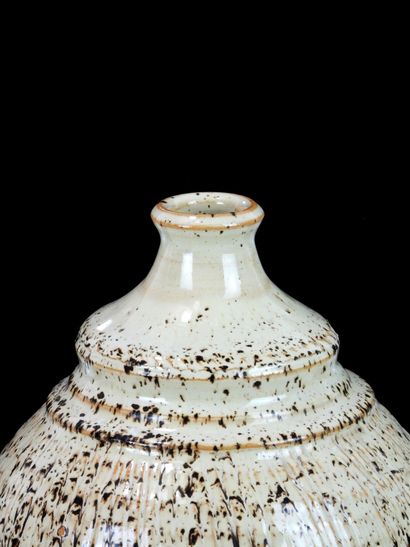 Franck ROUSSEAUX (1950-2010)
Turned lamp...