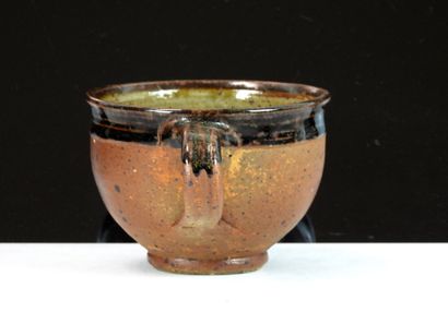 Pierre DIGAN (1941-2016)
Set of two stoneware...