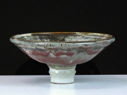 Fred FERRY (20th).
Bowl on heel in brown,...