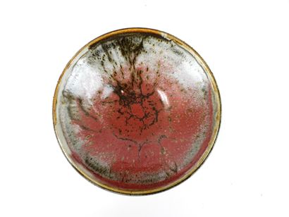 Fred FERRY (20th).
Bowl on heel in brown,...