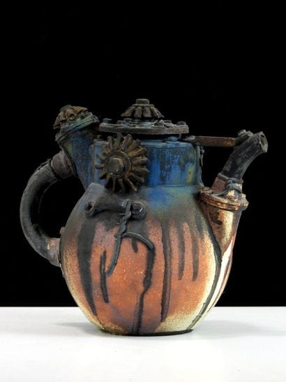 Jean FONTAINE (born 1952)
Teapot in blue,...