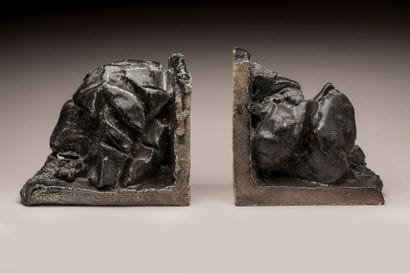 Claude CHAMPY (Born 1944)
Pair of black-glazed...
