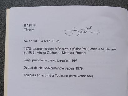Thierry BASILE (Born 1955).
Blue, red and...